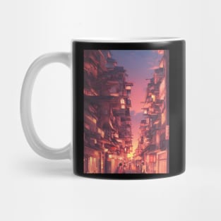 Olden Days in the Japanese Streets Cultural Moments Mug